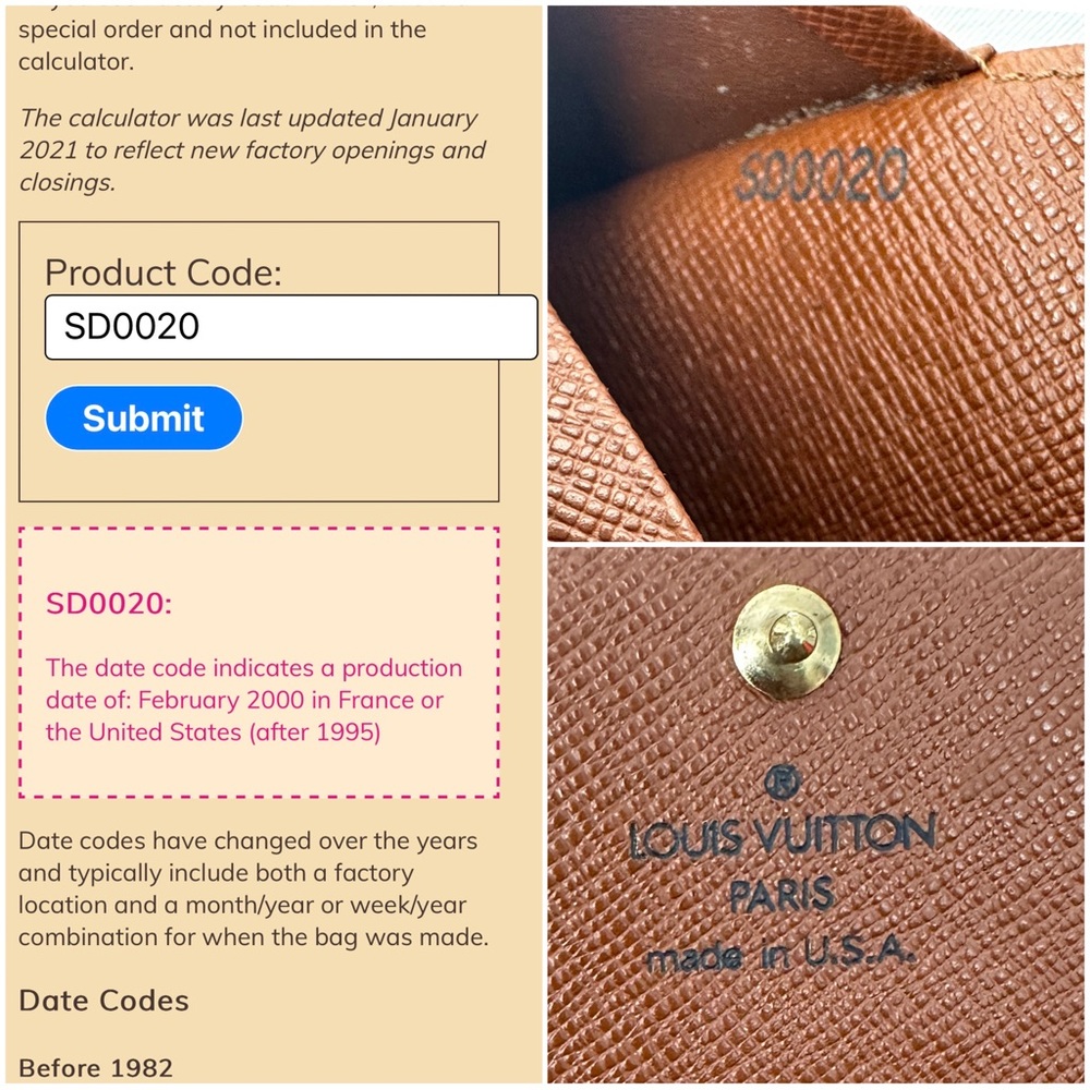 ❌SOLD❌ 💎Louis Vuitton Monogram Porte-Monnaie Tresor Wallet - Picture 11 of 14